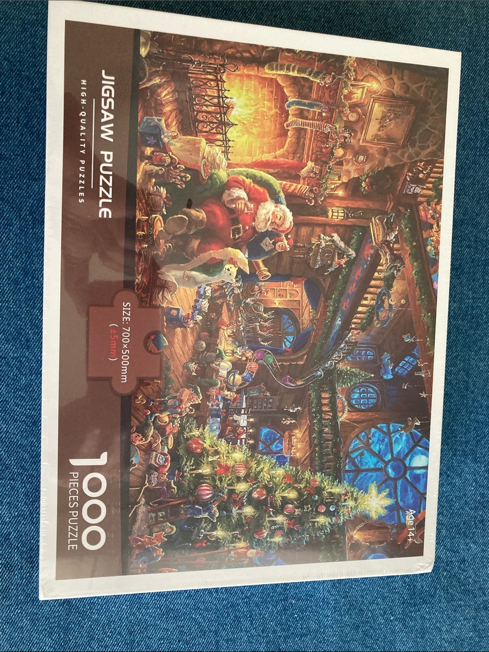 Christmas jigsaw puzzle.  1000 pieces